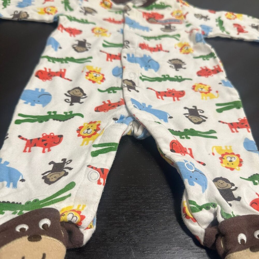 Newborn Zoo Animal Onesie